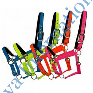 Fluorescent Nylon Neoprene Lined Adjustable Halter