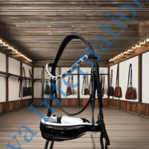 Horse Platinum Anatomical Snaffle Bridle in India