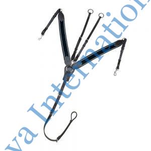 Black Color Horse Breastplate with Running Attachment Manufacturers