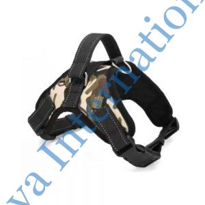 Dog Harness Adjustable Vest Chest Belts for Labrador and Pug (Large, Army Green) Dog Safety Harness