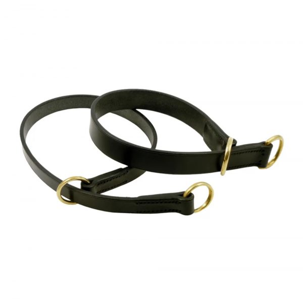 Flat-Leather-Slip-(Choker)-Dog-Collars