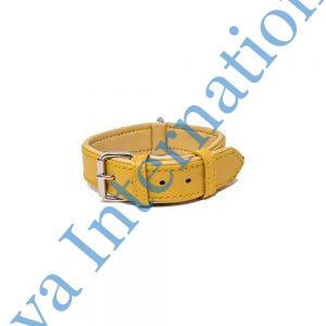 GENUINE LEATHER DOG COLLAR FULL DOG CONTROL SOFTY PADDED CUSTOMIZED FITTINGS