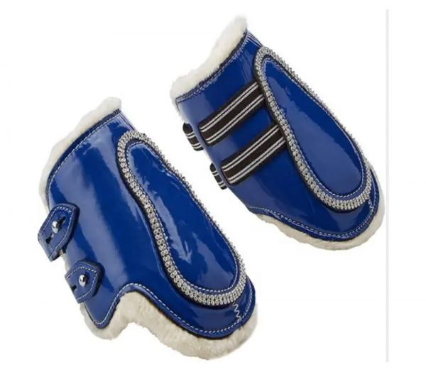 Horse-Patent-Leather-Tendon-&-Fetlock-Boots-For-Riding-2