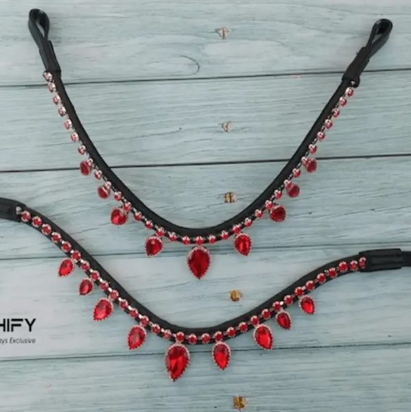 Hot-Sale-V-Shape-Crystal-English-Browbands-Bling-Curved-Western-V-Browbands-for-Horses-Dressage2