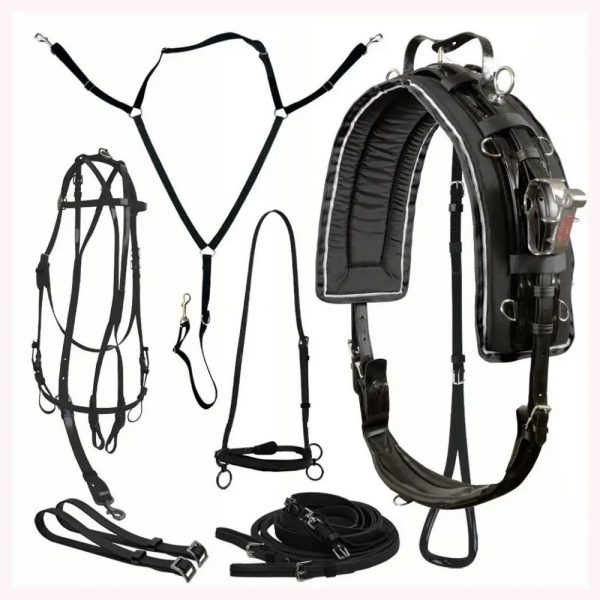 PVC-Quick-Hitch-Horse-Harness-Complete-Set-1 PVC-Quick-Hitch-Horse-Harness-Complete-Set-1