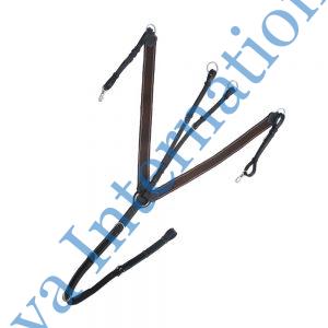 Padded Heart Shape D-ring Horse Breastplate