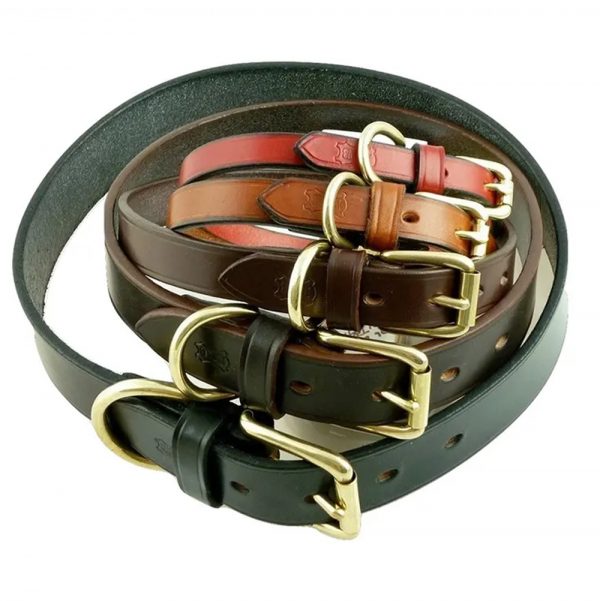 Waterproof-Classic-Leather-Dog-Collar4