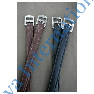 Saddle Stirrup Leather For Horse Riding Sports Genuine Leather Horse Tack Gear With Number Holes