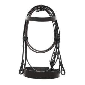 Horse Leather Hunter Bridle 2 Inch Noseband Reins