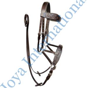 Western Leather Bridle Handmade Headstall Bridle