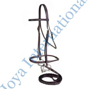 Raised Draft Horse Snaffle Bridle Reins in Germany